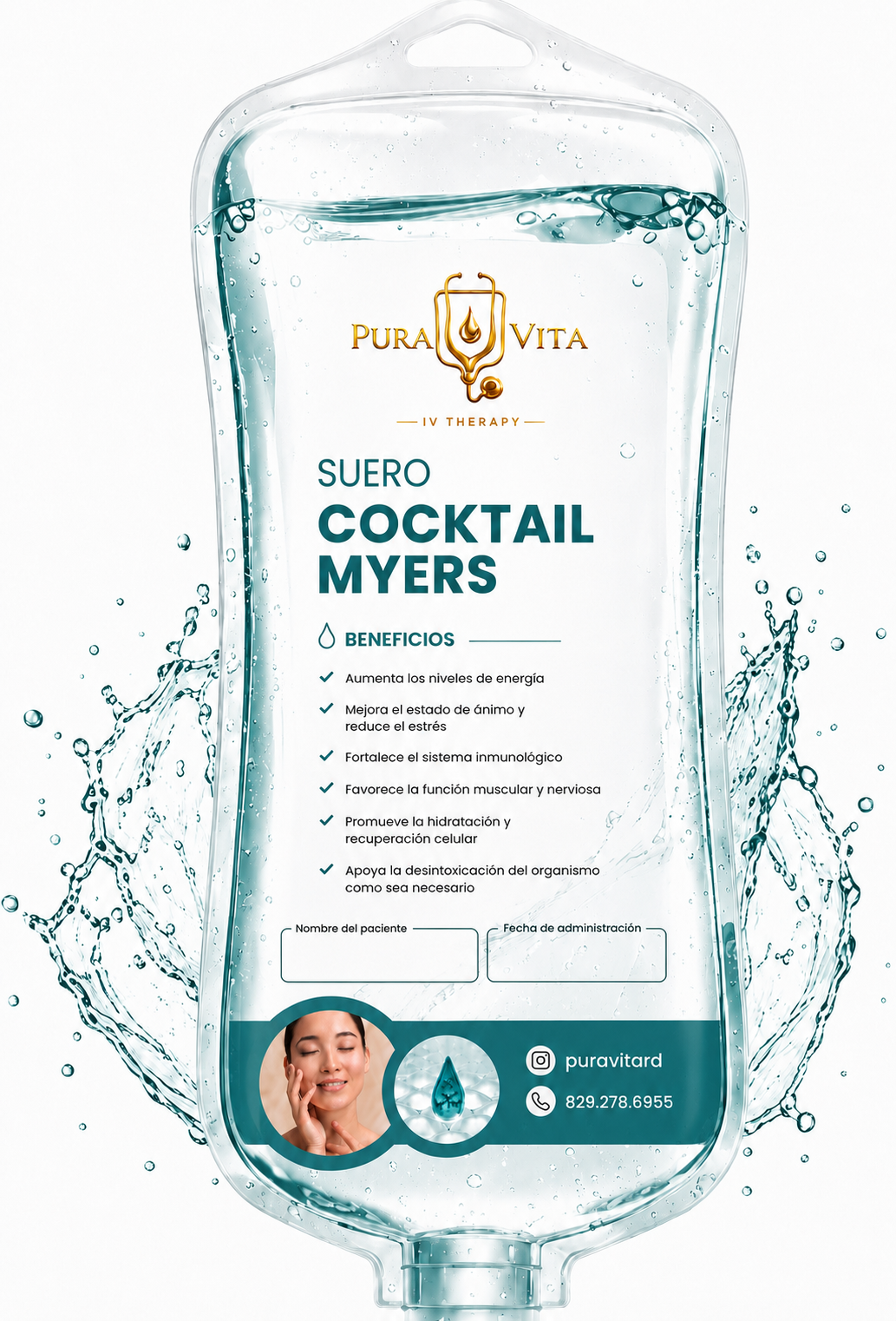 Suero Cocktail Myers — Pura Vita IV Therapy